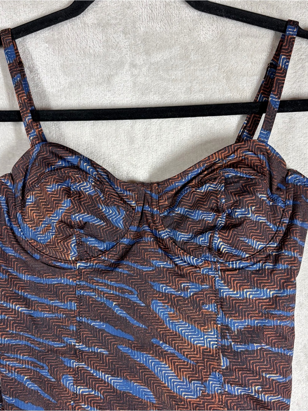 Ulla Johnson Madeira Maillot One-piece Swimsuit Size M Tiger Animal Print Resort - Picture 3 of 12